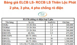 Bảng Giá ELCB LS-RCCB LS