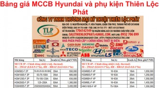 Bảng giá MCB-RCBO Hyundai Thiên Lộc Phát