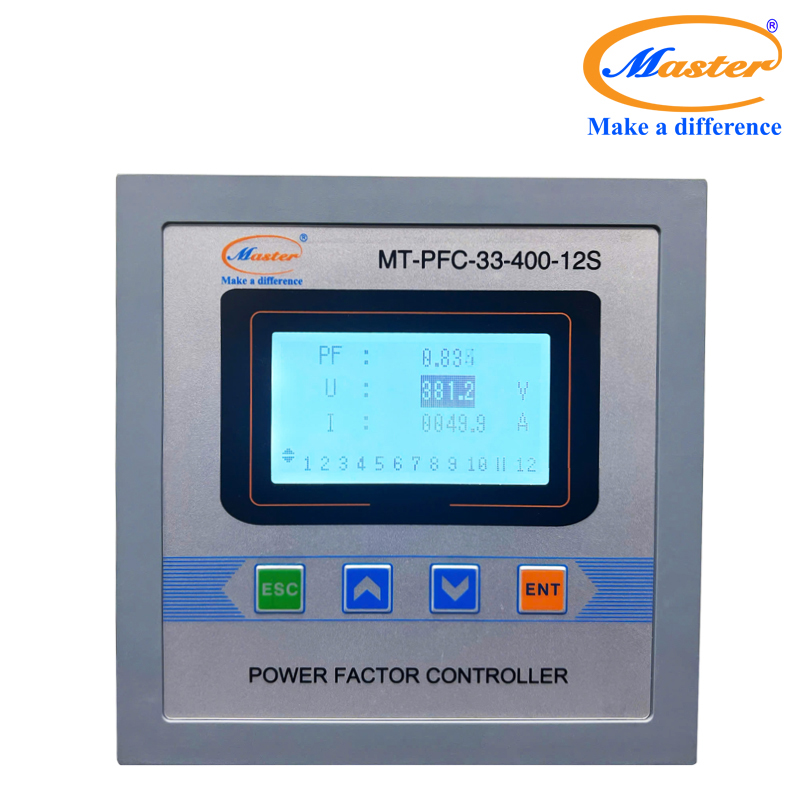 Bộ Điều Khiển Tụ Bù Hệ Số Công Suất MT-PFC-33-400-12S Master