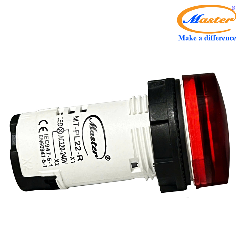Đèn báo led đỏ Master