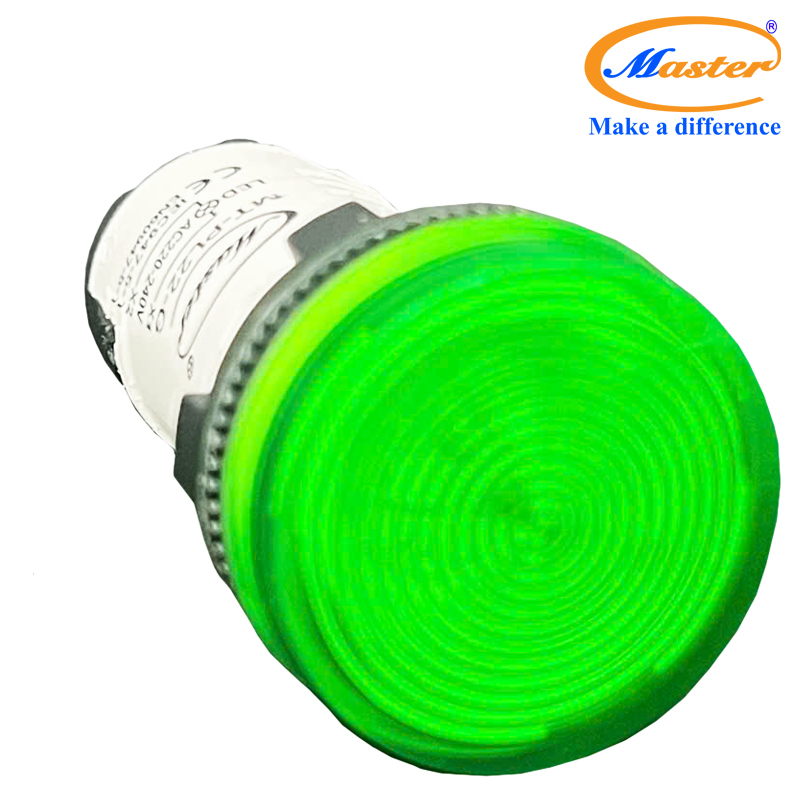 Đèn báo led xanh lá Master