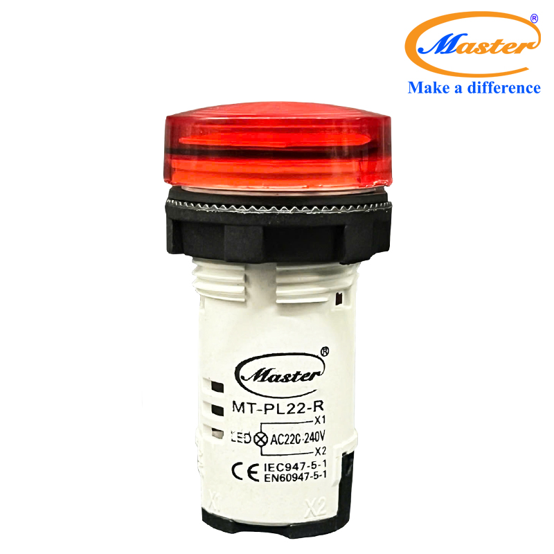 Đèn báo led đỏ Master