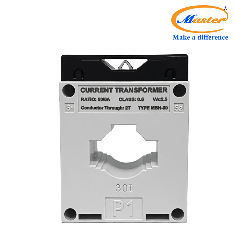 Biến dòng đo lường hộp nhựa MBH-30 50/5A Master