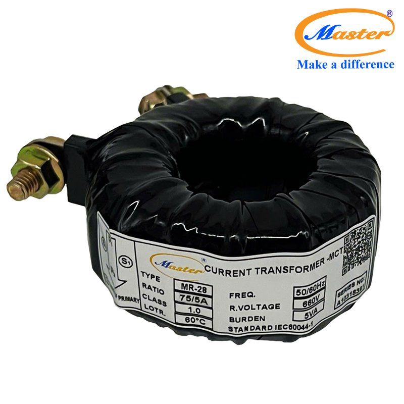 BIẾN DÒNG ĐO LƯỜNG BĂNG QUẤN MR-28 75/5A MASTER