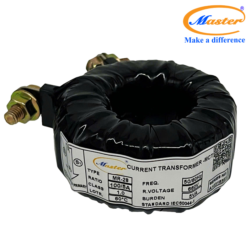 BIẾN DÒNG ĐO LƯỜNG BĂNG QUẤN MR-28 100/5A MASTER