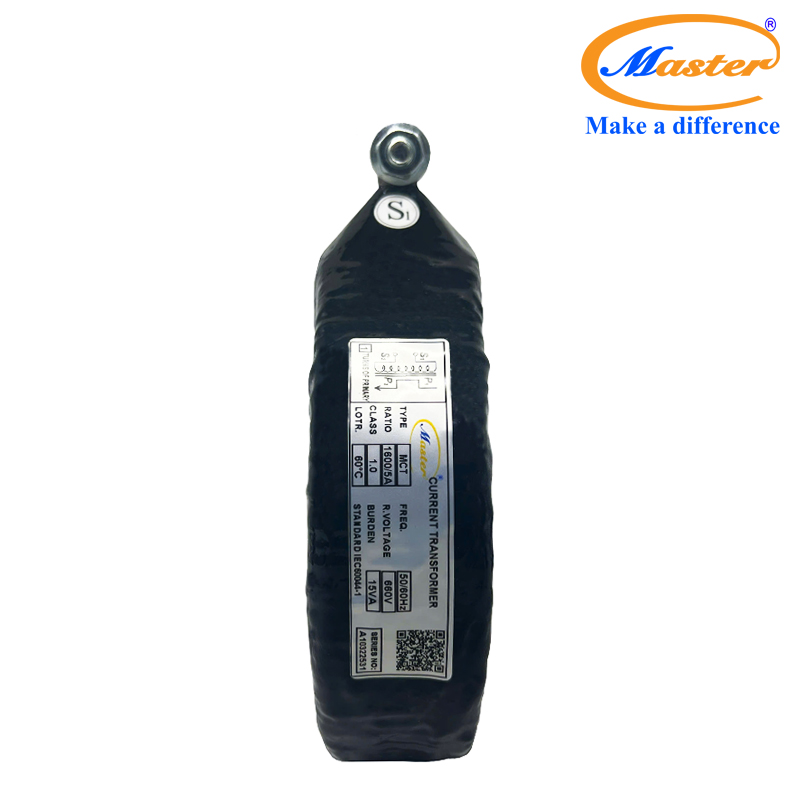 Biến dòng đo lường MCT 1600/5A Master - đúc epoxy đen tròn