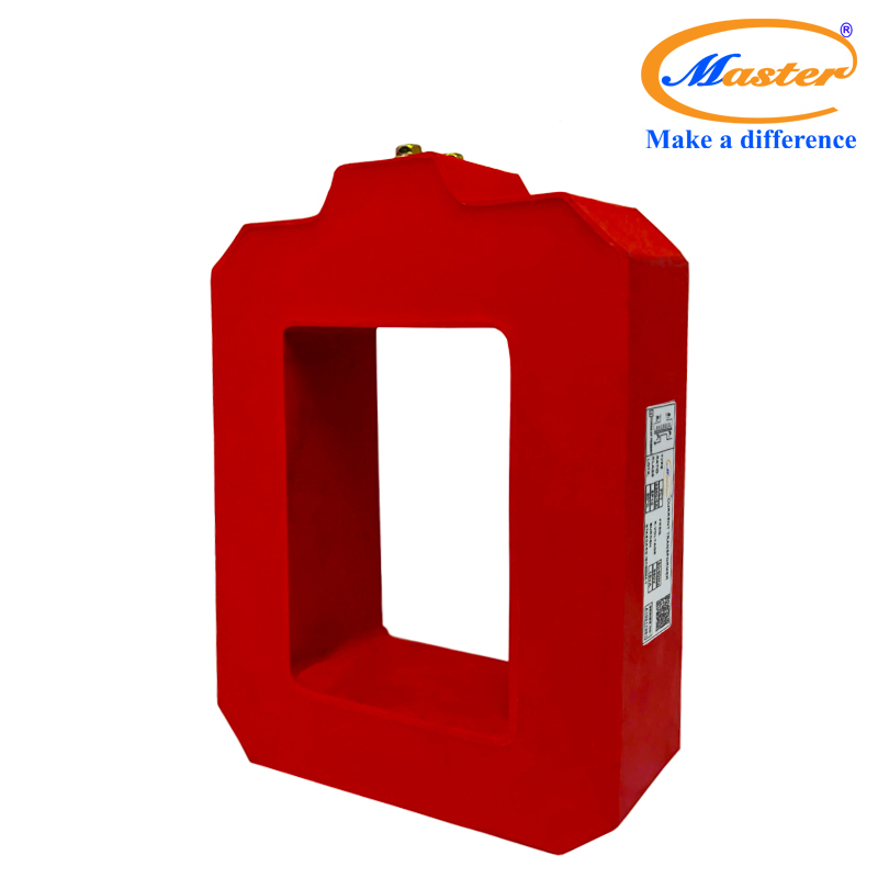 Biến dòng bảo vệ PCT 3200/5A Master - đúc Epoxy vuông đỏ
