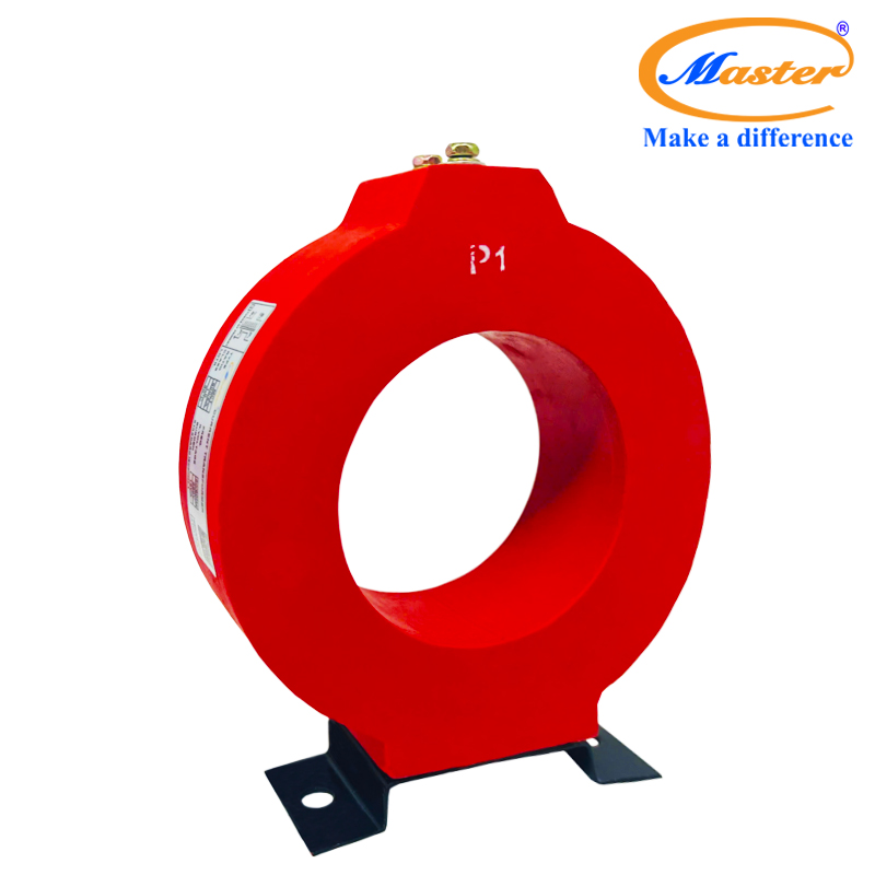 Biến dòng đo lường MCT 800/5A Master - đúc epoxy đỏ tròn