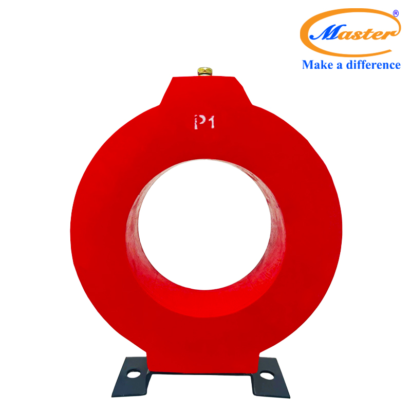 Biến dòng đo lường MCT 1250/5A Master - đúc epoxy đỏ tròn