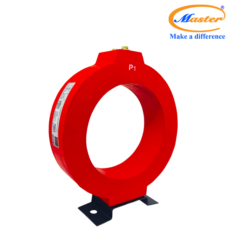 Biến dòng đo lường MCT 3000/5A Master - đúc epoxy đỏ tròn