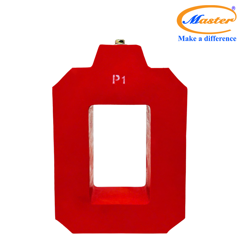 Biến dòng đo lường MCT 1250/5A Master - đúc epoxy vuông đỏ