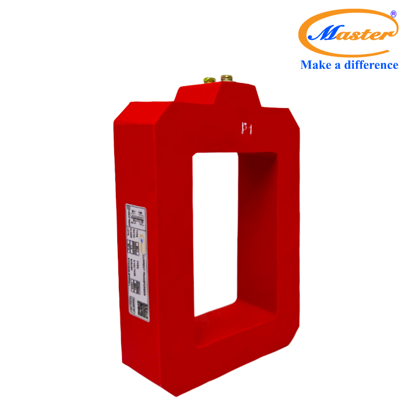 Biến dòng đo lường MCT 2500/5A Master - đúc epoxy vuông đỏ