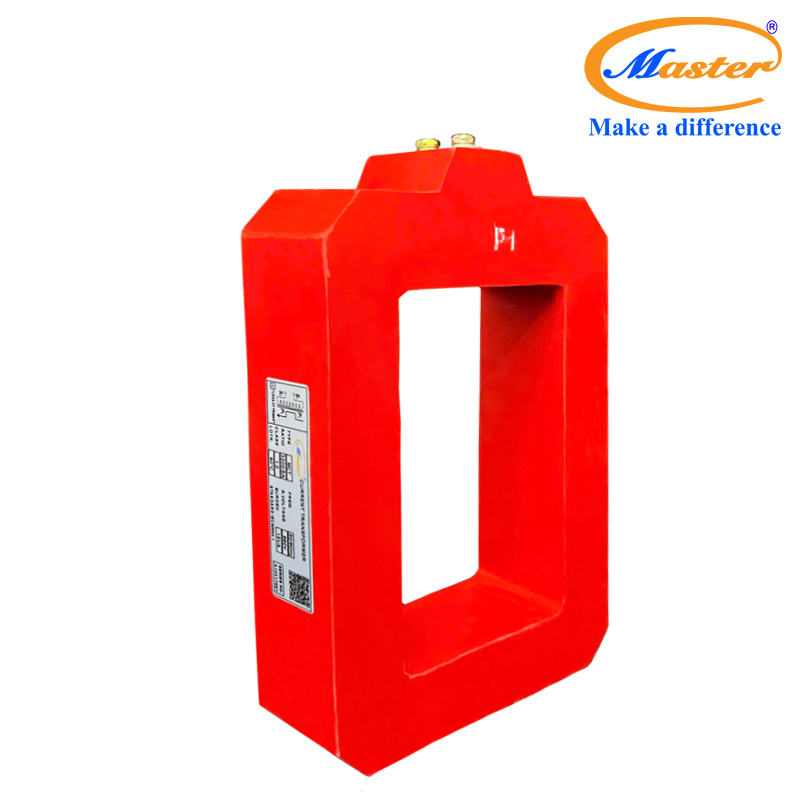 Biến dòng đo lường MCT 3200/5A Master - đúc epoxy vuông đỏ