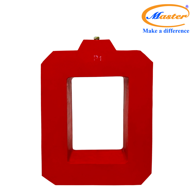 Biến dòng bảo vệ PCT 3200/5A Master - đúc Epoxy vuông đỏ