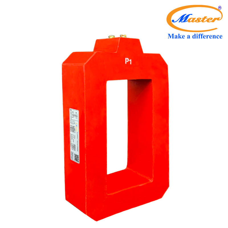 Biến dòng bảo vệ PCT 4000/5A Master - đúc Epoxy vuông đỏ