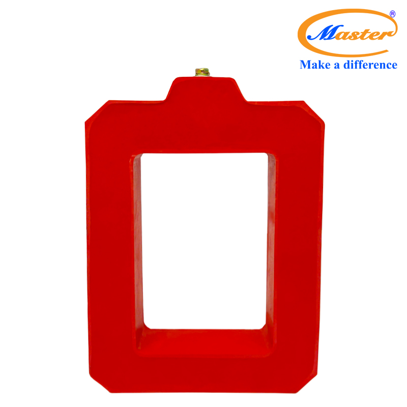 Biến dòng đo lường MCT 2500/5A Master - đúc epoxy vuông đỏ