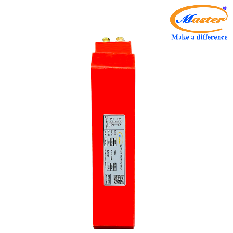 Biến dòng đo lường MCT 3200/5A Master - đúc epoxy vuông đỏ