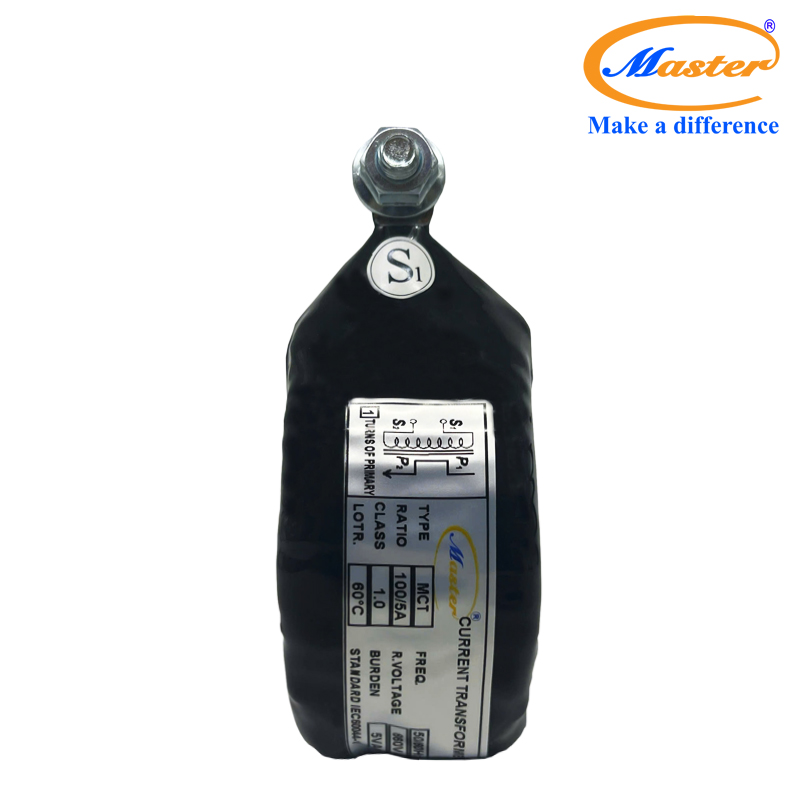 Biến dòng đo lường MCT 100/5A Master - đúc epoxy đen tròn