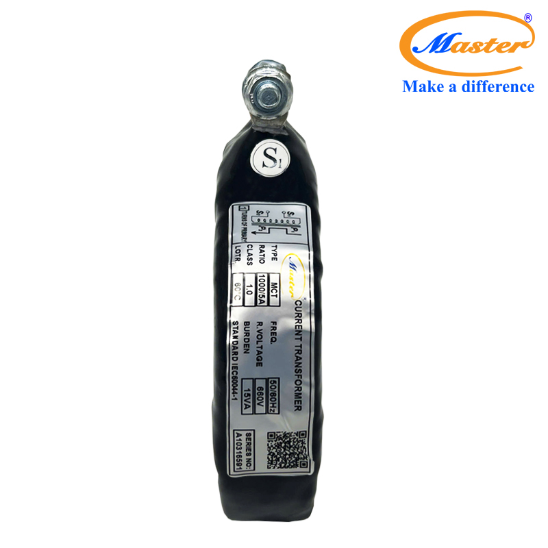 Biến dòng đo lường MCT 1000/5A Master - đúc epoxy đen tròn