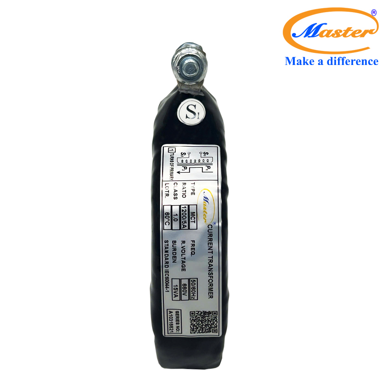 Biến dòng đo lường MCT 1200/5A Master - đúc epoxy đen tròn